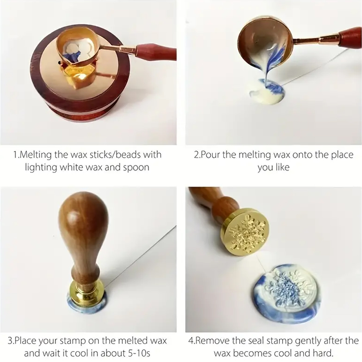 Kit de perles de sceau de cire - Wax Seal Stamp Set avis et prix